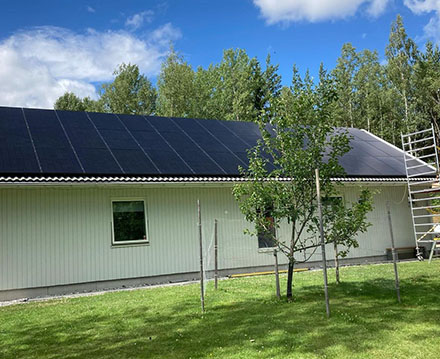 solceller på tak